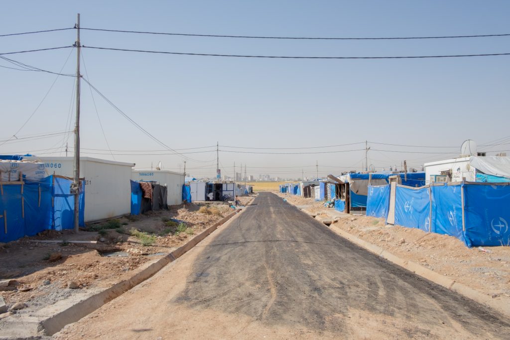 Il campo sfollati di Hasham - FOTO: Arianna Pagani.