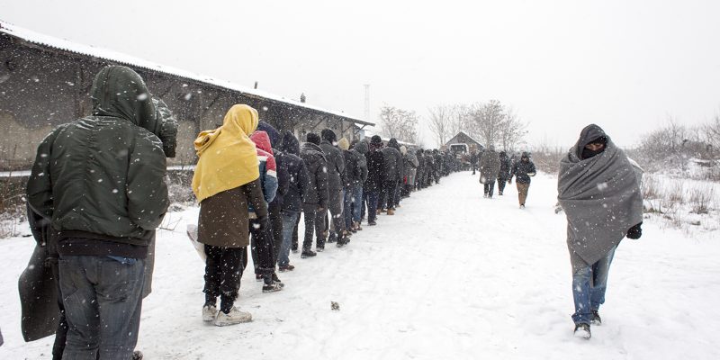 Risultati immagini per belgrado rifugiati freddo