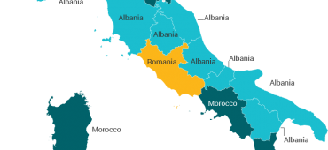 immigration, integration, Italy, Albania, Romania, Morocco, Germany, Tunisia, Istat