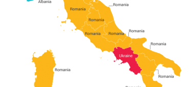 immigration, integration, Italy, Romania, Albania, Ukraine, Istat