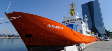 Aquarius docked