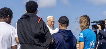 Papa Leone XIV in visita a Lampedusa